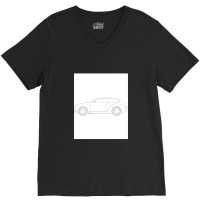 Car Technical Drawing - Shooting Brake V-neck Tee | Artistshot