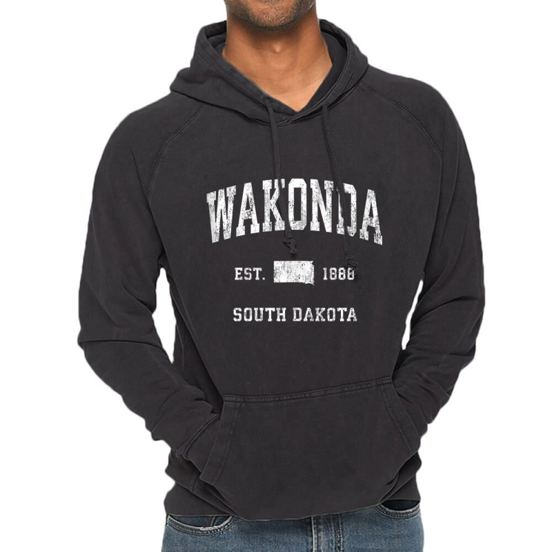 Wakonda South Dakota Sd Vintage Athletic Sports Design Tank Top Vintage Hoodie by cm-arts | Artistshot