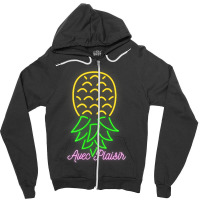 Party Mode Upside Down Pineapple Swinger Vanilla Swapping T Shirt Zipper Hoodie | Artistshot