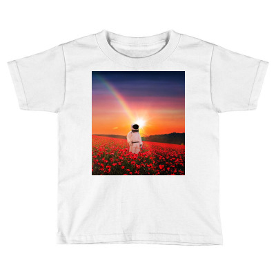 Fall To The Red Planet Toddler T-shirt Designed By Rapart