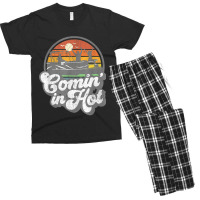 Comin In Hot Pontoon Boat Funny Boating Lake Pontooning Gift Men's T-shirt Pajama Set | Artistshot