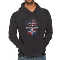 American Raised With Dominican Roots Republic Vintage Hoodie | Artistshot