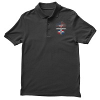 American Raised With Dominican Roots Republic Men's Polo Shirt | Artistshot