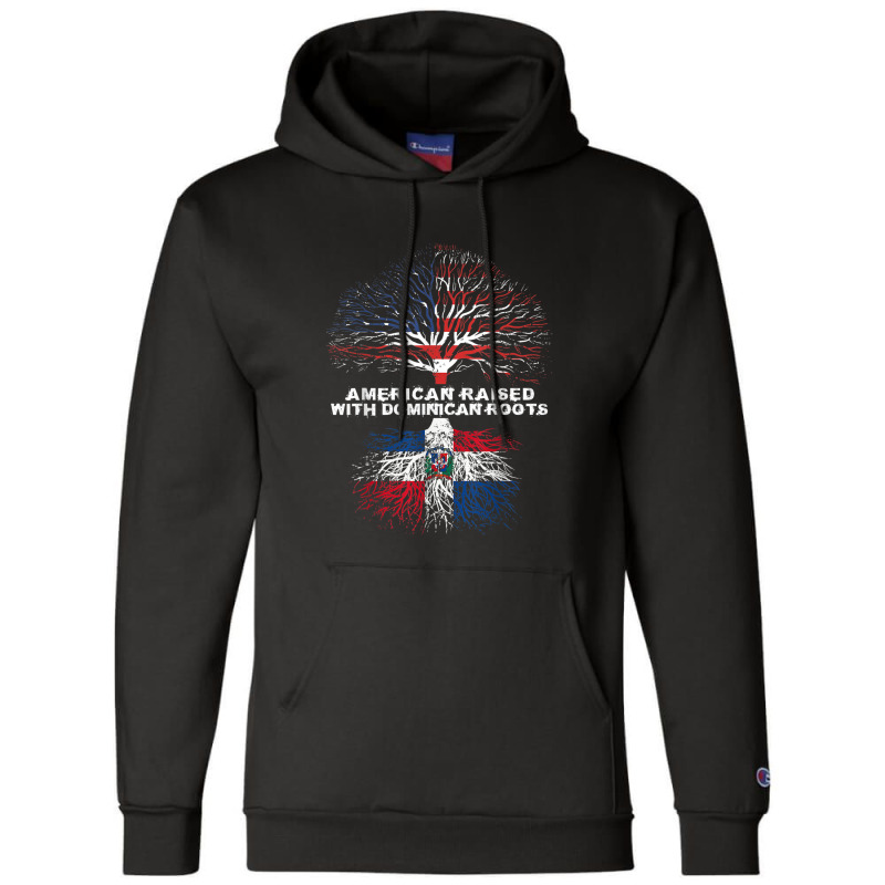 American Raised With Dominican Roots Republic Champion Hoodie by Joan Lambert Tritten | Artistshot