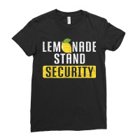 Lemonade Stand Security Ladies Fitted T-shirt | Artistshot