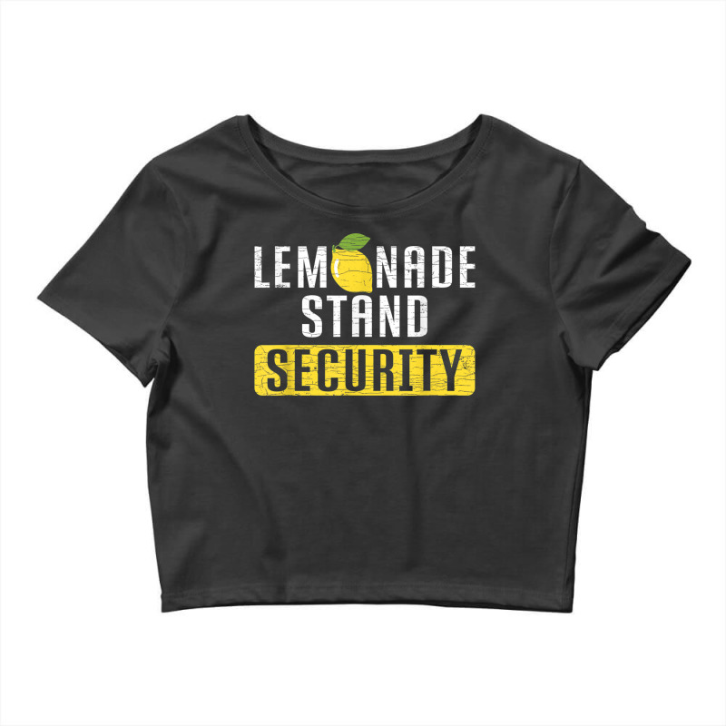 Lemonade Stand Security Crop Top by IsabelConstance | Artistshot