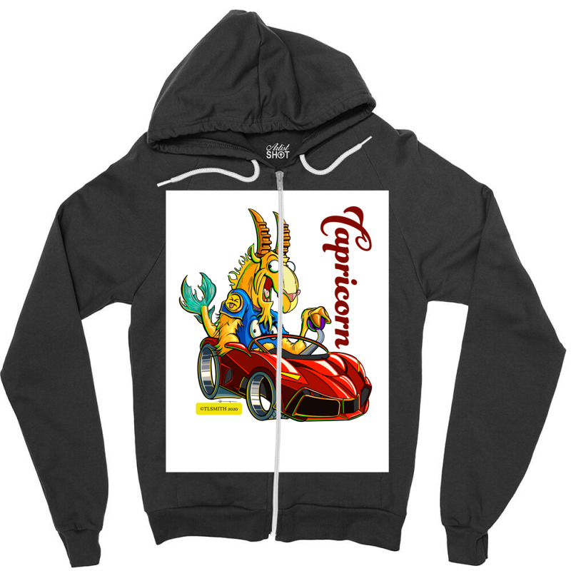 Capricorn- Zipper Hoodie | Artistshot