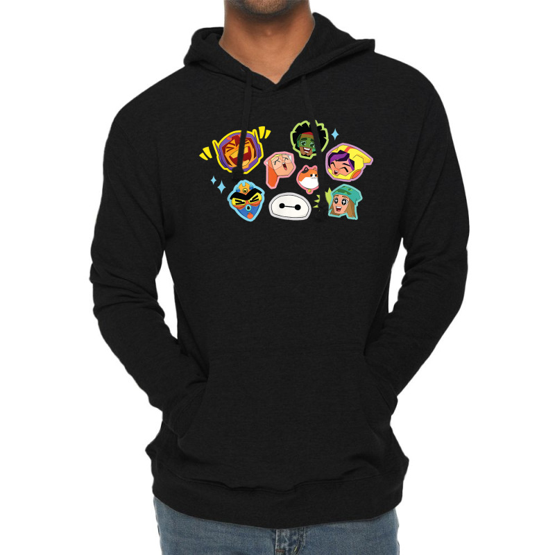 Big Heros 6 Baymax And Hiro Superheroses Kawaii Lightweight Hoodie | Artistshot