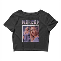 Day Gift For Florence Pugh 90s Vintage Gifts For Music Fans Crop Top | Artistshot