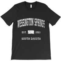 Wessington Springs South Dakota Sd Vintage Athletic Sports D Tank Top T-shirt | Artistshot