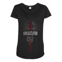 Halestorm Maternity Scoop Neck T-shirt | Artistshot