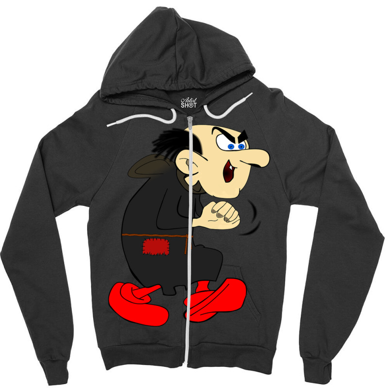 Gargamel Classic Zipper Hoodie by cm-arts | Artistshot