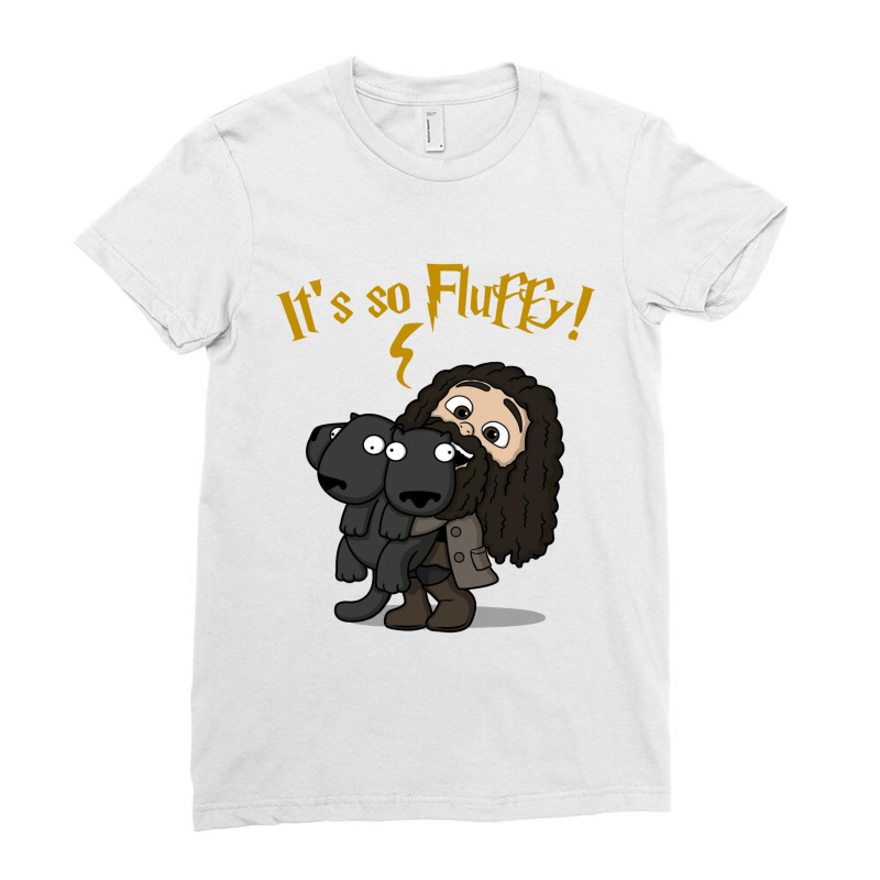 It's So Fluffy Ladies Fitted T-Shirt by cm-arts | Artistshot