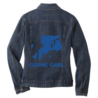 Gone  Screenprint Style Ladies Denim Jacket | Artistshot