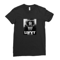 Black And White With Livvy Dunne Ladies Fitted T-shirt | Artistshot