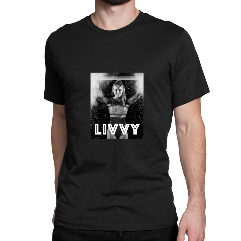 Black And White With Livvy Dunne Classic T-shirt by TimothyManess | Artistshot