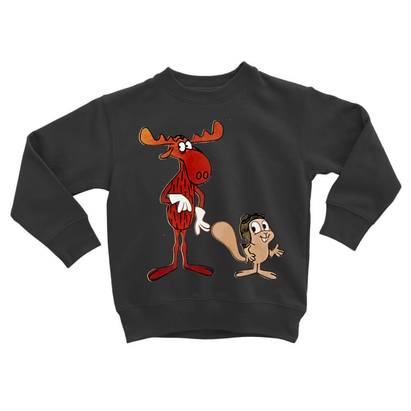 Rocky And Bullwinkle Toddler Sweatshirt by cm-arts | Artistshot