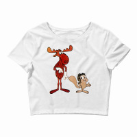 Rocky And Bullwinkle Crop Top | Artistshot