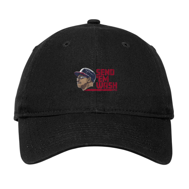 Ron Washington Send Them Wash Adjustable Cap by cm-arts | Artistshot