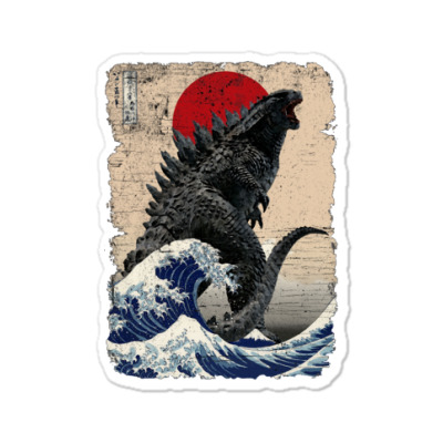 GODZILLA • SMALL STICKER • Retro MANI-YACK MONSTER!!!