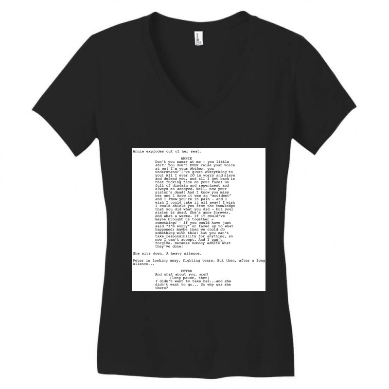 Hereditary Script - I Am Your Mother Women's V-Neck T-Shirt by cm-arts | Artistshot