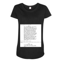 Hereditary Script - I Am Your Mother Maternity Scoop Neck T-shirt | Artistshot