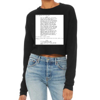 Hereditary Script - I Am Your Mother Cropped Sweater | Artistshot