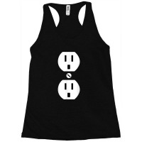 Couple Plug Socket Matching Costume Funny Halloween Gifts Racerback Tank | Artistshot