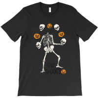 Stay Spooky Skeleton -  Inside Halloween  - Black Halloween  - Funny H T-shirt | Artistshot