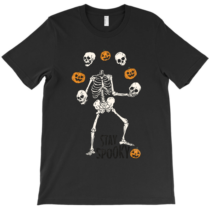 Stay Spooky Skeleton -  Inside Halloween  - Black Halloween  - Funny H T-Shirt by RILEYALLEN | Artistshot