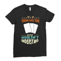 Trading Cards Thing Cardboard Collectibles Trading Card Game T Shirt Ladies Fitted T-shirt | Artistshot