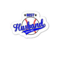 Best Husband Since 1961- Baseball Husband Sticker | Artistshot