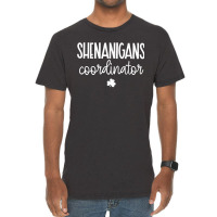 Shenani.gans Coordinators Funny St Patricks Day Teacher Vintage T-shirt | Artistshot