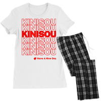 Kinisou Thank You Shopping Bag Design Chuuk Micronesia Gift T Shirt Women's Pajamas Set | Artistshot