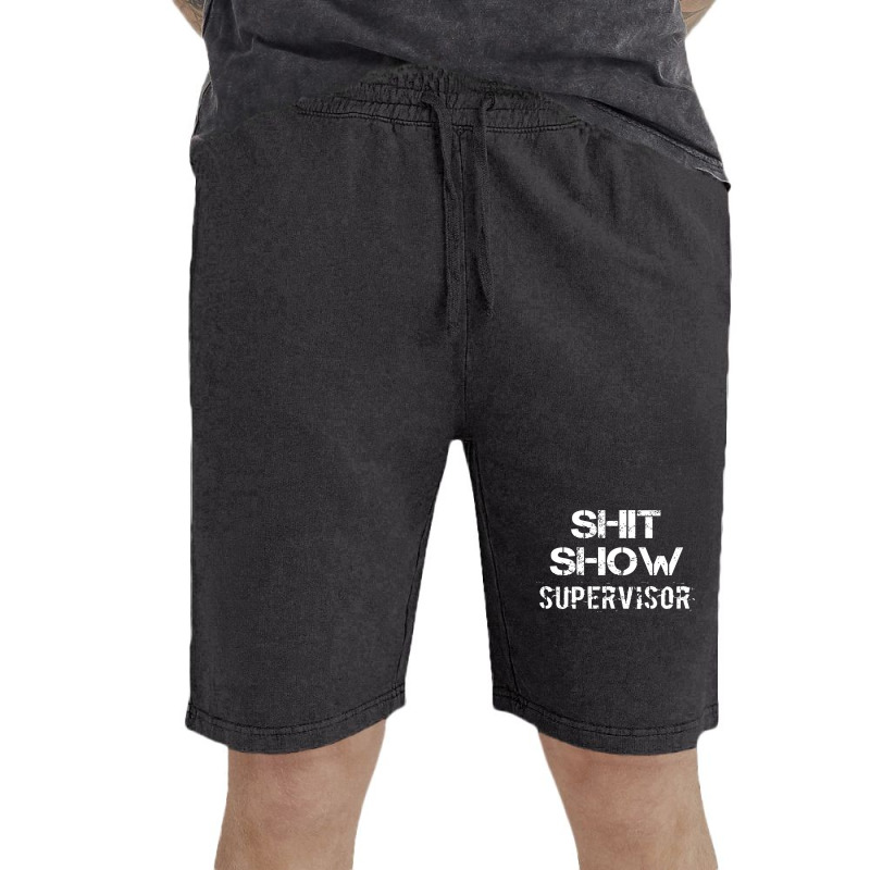 Shit Show Supervisor Funny Mom B.oss Manager Teacher Gift Vintage Short | Artistshot