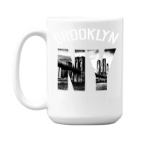 Brooklyn New York Skyline Hoodie Brooklyn Sweatshirt 15 Oz Coffee Mug | Artistshot