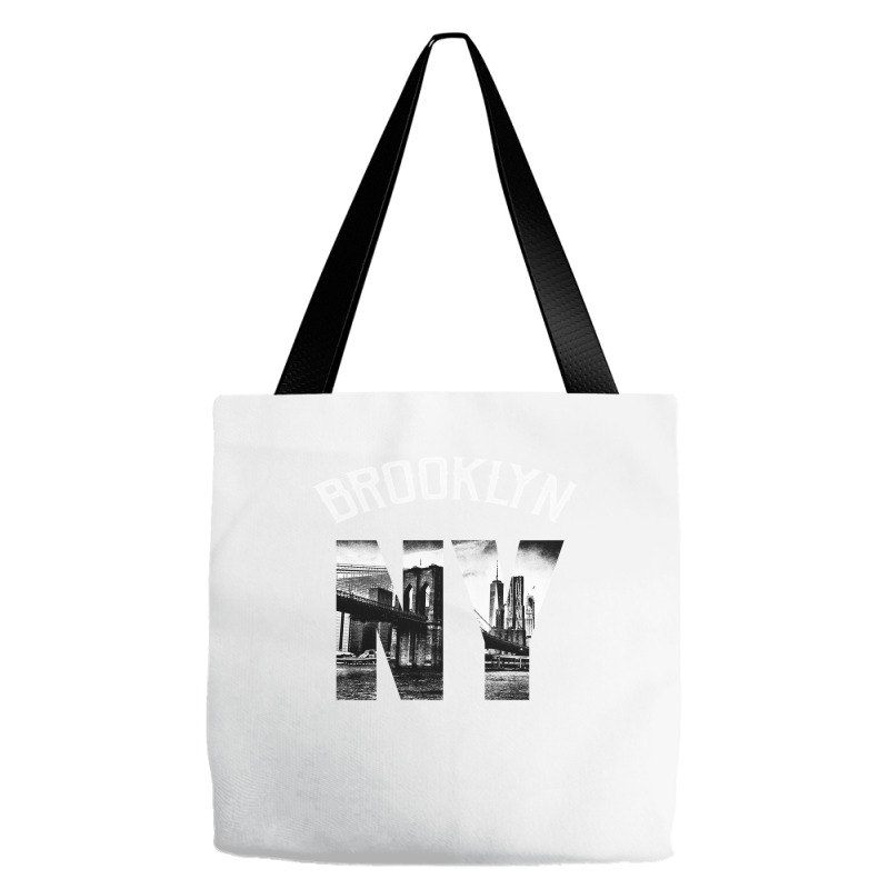 Brooklyn New York Skyline Hoodie Brooklyn Sweatshirt Tote Bags | Artistshot