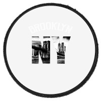 Brooklyn New York Skyline Hoodie Brooklyn Sweatshirt Round Patch | Artistshot