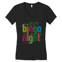 Lotto Bingo Winner Bingo Player Lottery Gambling Funny Bingo T Shirt Women's V-neck T-shirt | Artistshot