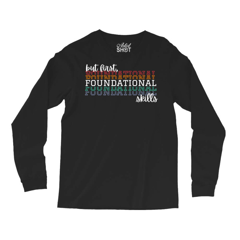 But First Foundational Skills Phonemic Awareness Premium T Shirt Long Sleeve Shirts | Artistshot