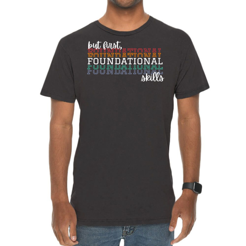 But First Foundational Skills Phonemic Awareness Premium T Shirt Vintage T-shirt | Artistshot