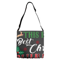 This Is The Best Christmas Pajama Shirt Adjustable Strap Totes | Artistshot