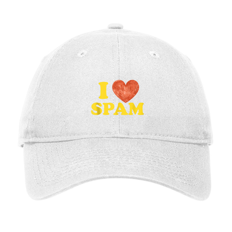 I Heart Love Spam Canned Cooked Pork Food Lover Spam Tank Top Adjustable Cap by cm-arts | Artistshot