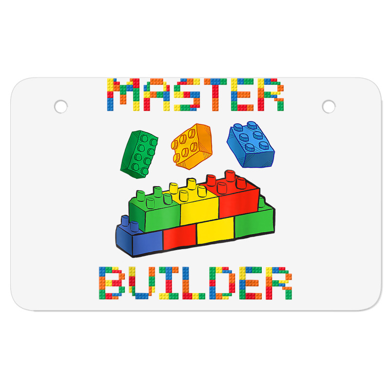 Brick Builder Blocks Building Master Builder Funny Toys Kids T Shirt Atv License Plate | Artistshot