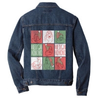 Snow White Heigh Ho Ho Ho Dwarfs Christmas Men Denim Jacket | Artistshot