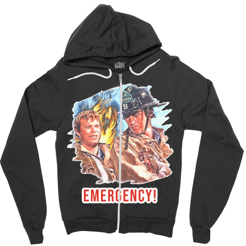 Emergency Tv Show Desoto And Gage Zipper Hoodie | Artistshot