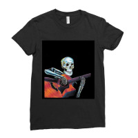 Rock Is Dead Sleeveless Top Ladies Fitted T-shirt | Artistshot