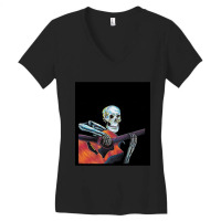 Rock Is Dead Sleeveless Top Women's V-neck T-shirt | Artistshot