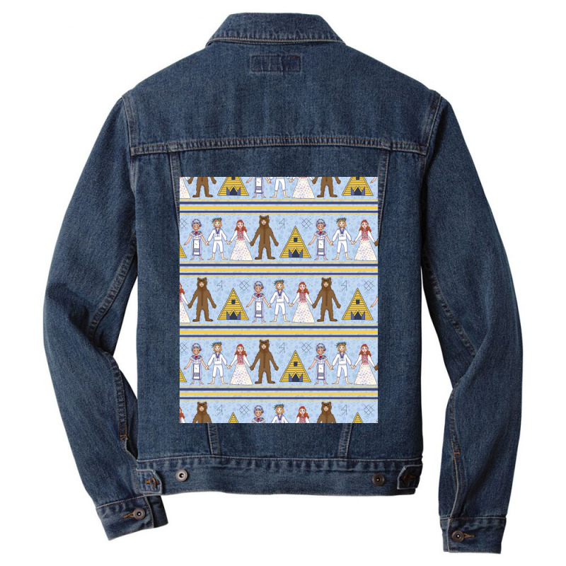 Midsommar Pattern 2 Graphic Men Denim Jacket by cm-arts | Artistshot