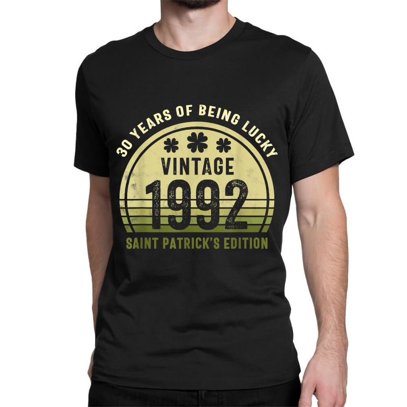 Thirtieth Bday, 30th Birthday Party, 30s Years Patrick's Day Classic T-shirt | Artistshot